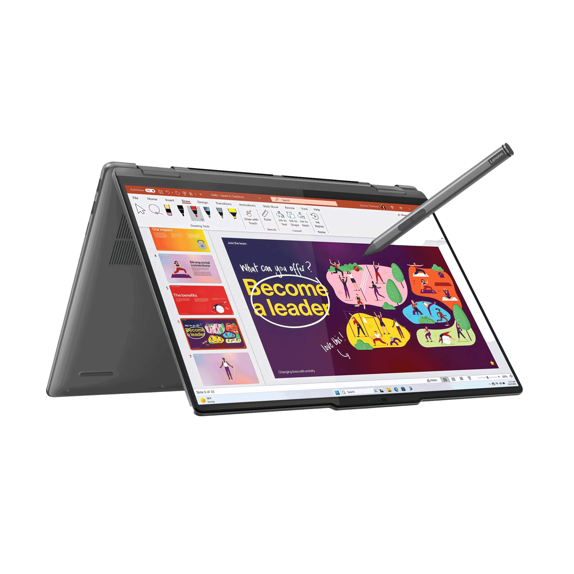 لپتاپ لنوو Yoga 7 2in1 16ILL10 - A2