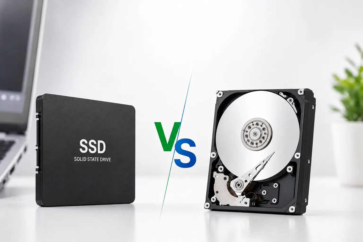 تفاوت SSD و HDD چیست ؟ مقایسه کامل سرعت ، دوام ، قیمت و کاربرد